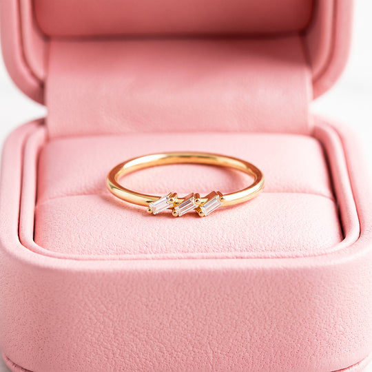 Baguette Trio Ring | Women&