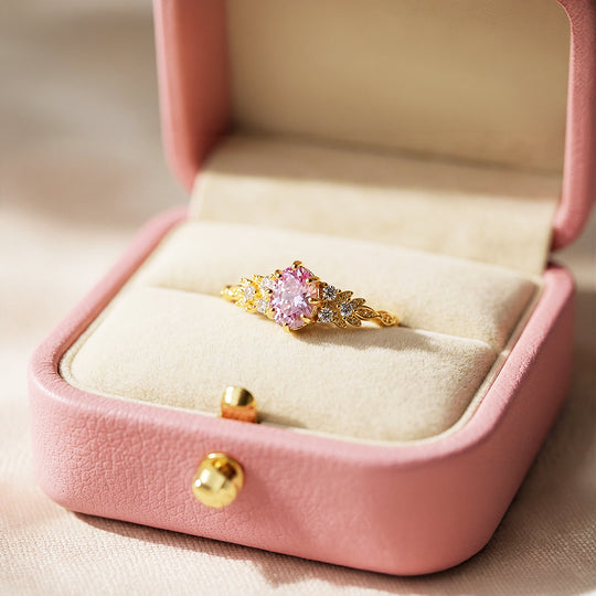 Engagement Ring | Purple Diamond Simulant | Luxe5183 - Rings | Singapore Jewellery, Wedding Rings &amp; Gifts | Same Day Delivery | Tiara.com.sg