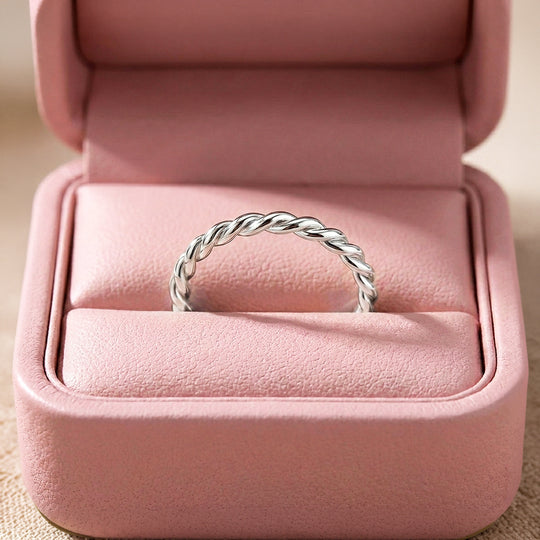 Twisted Rope Band Ring | 925 Sterling Silver | Prm5009