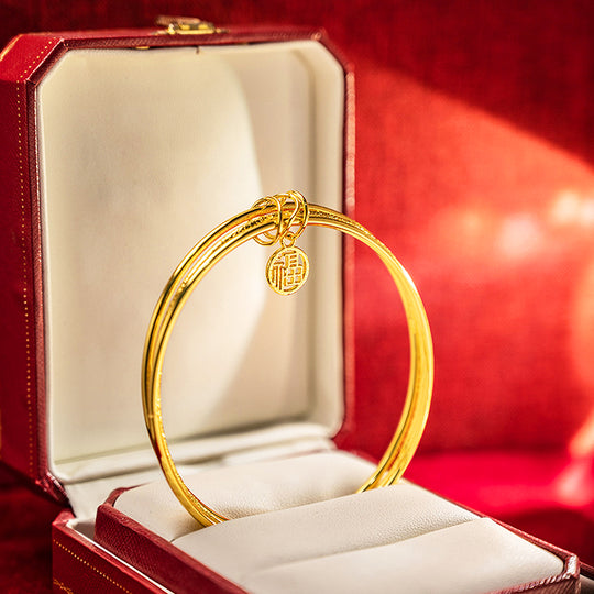 Luxe6365 - 福 Bangle 15cm to 18cm