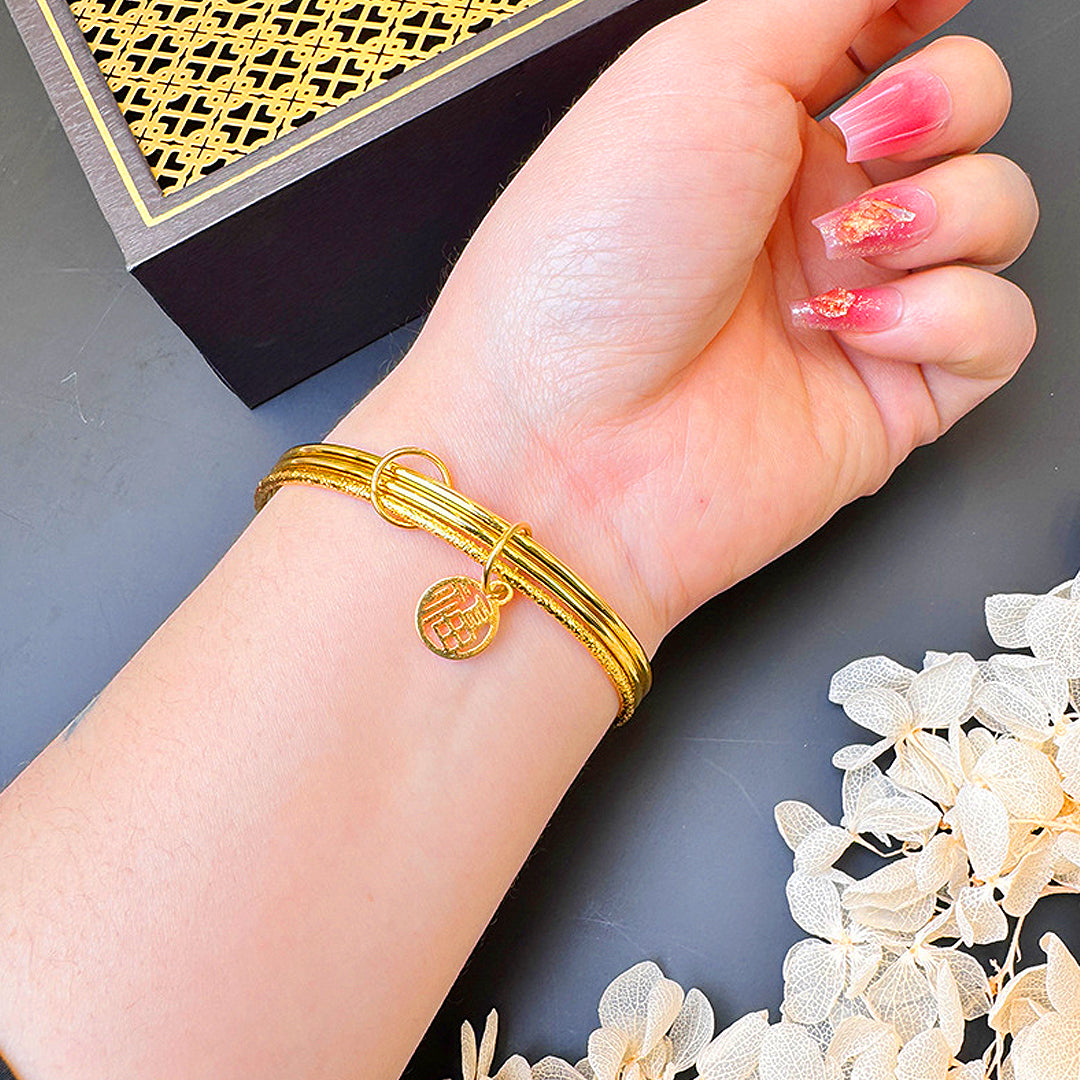 Luxe6365 - 福 Bangle 15cm to 18cm