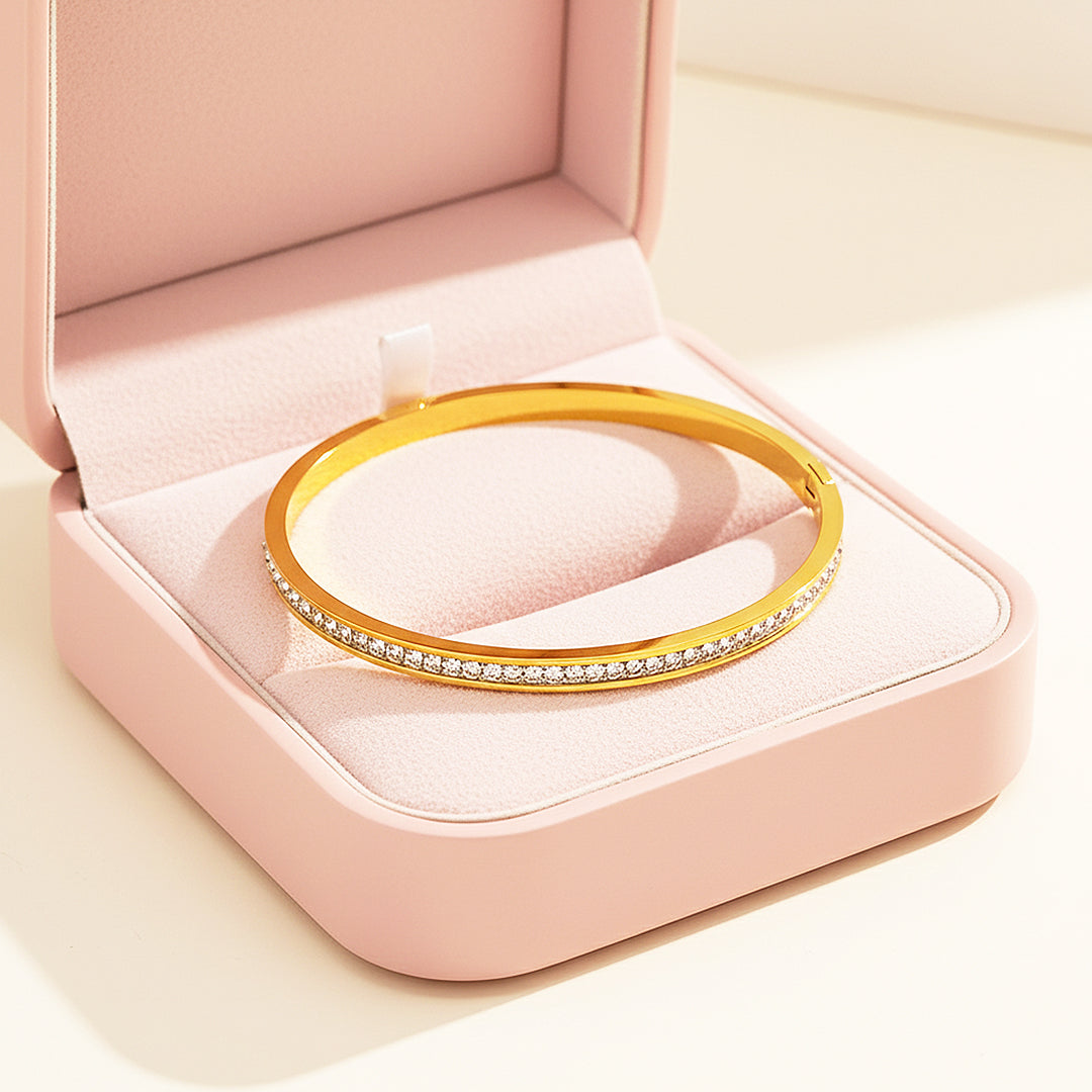 Full Eternity Bangle | High-Brilliance Diamond Simulant | Luxe6434 - bangle | Singapore Jewellery, Wedding Rings &amp; Gifts | Same Day Delivery | Tiara.com.sg