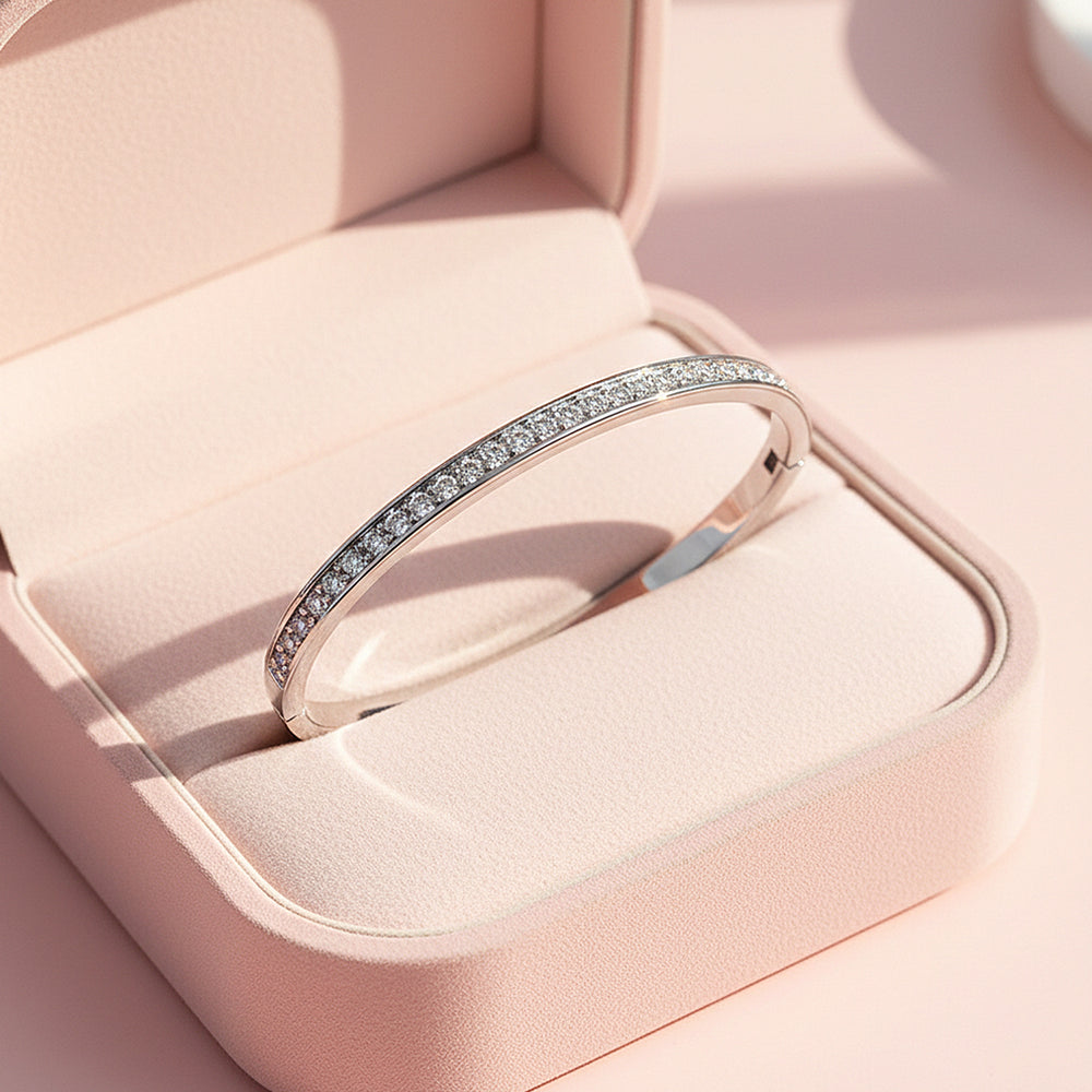 Full Eternity Bangle | High-Brilliance Diamond Simulant | Luxe6434 - bangle | Singapore Jewellery, Wedding Rings & Gifts | Same Day Delivery | Tiara.com.sg