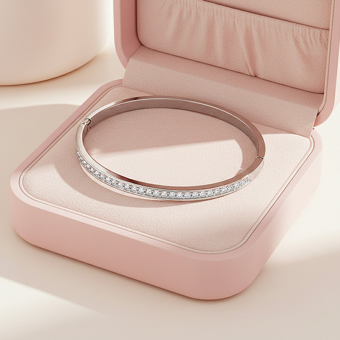 Full Eternity Bangle | High-Brilliance Diamond Simulant | Luxe6434 - bangle | Singapore Jewellery, Wedding Rings &amp; Gifts | Same Day Delivery | Tiara.com.sg