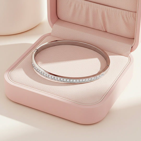 Full Eternity Bangle | High-Brilliance Diamond Simulant | Luxe6434 - bangle | Singapore Jewellery, Wedding Rings &amp; Gifts | Same Day Delivery | Tiara.com.sg