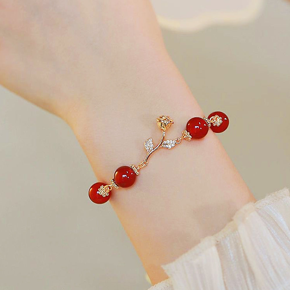 Luxe6440 - Rose Beads Bracelet 🌹