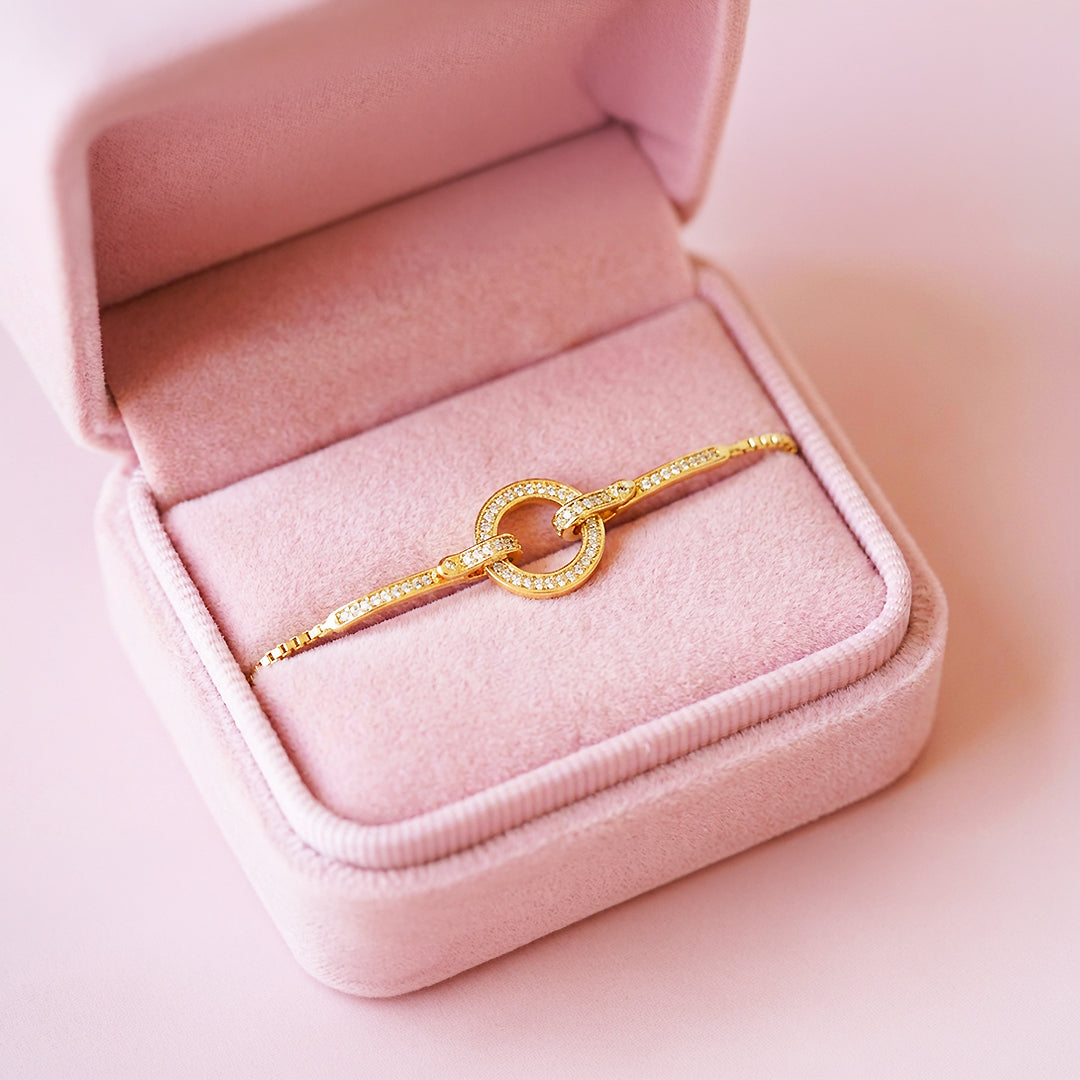 Geometric Halo &amp; Bar Bolo | 18K Gold &amp; White Gold | Luxe6527 - Bracelet | Singapore Jewellery, Wedding Rings &amp; Gifts | Same Day Delivery | Tiara.com.sg