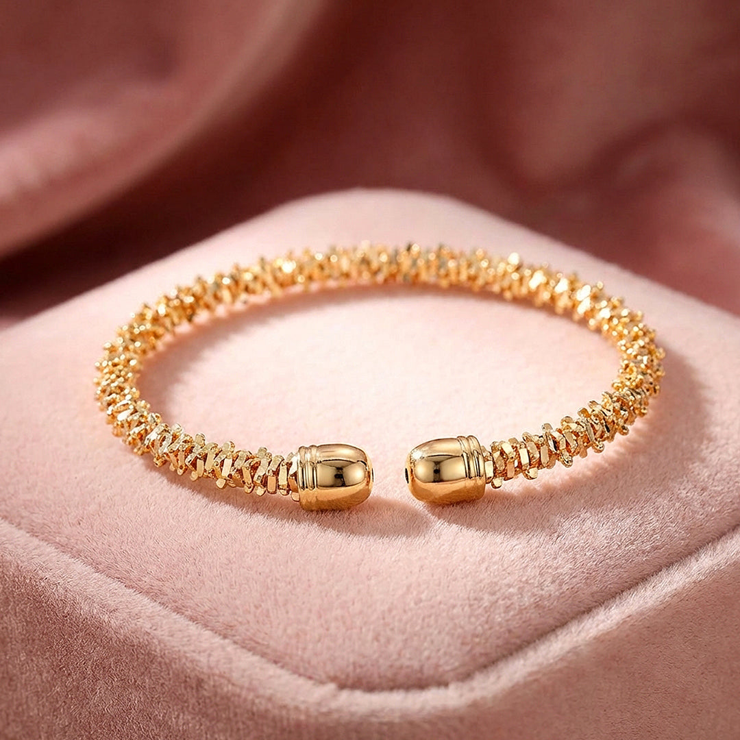 Stellar Textured Cuff | Luxe6557 - bangle | Singapore Jewellery, Wedding Rings &amp; Gifts | Same Day Delivery | Tiara.com.sg