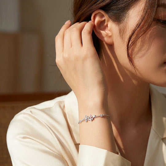 Marquise Floral Chain Bracelet | Luxe6597