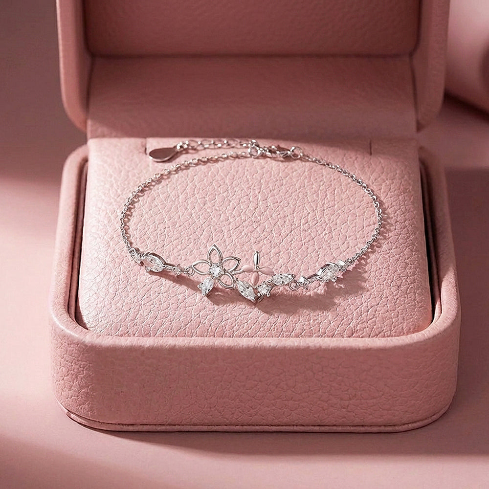 Marquise Floral Chain Bracelet | Luxe6597