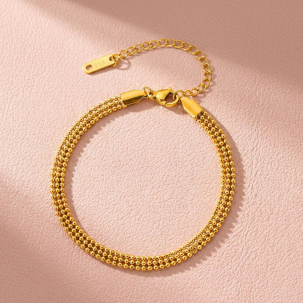 Multi-Row Beaded Chain Bracelet | Luxe6598