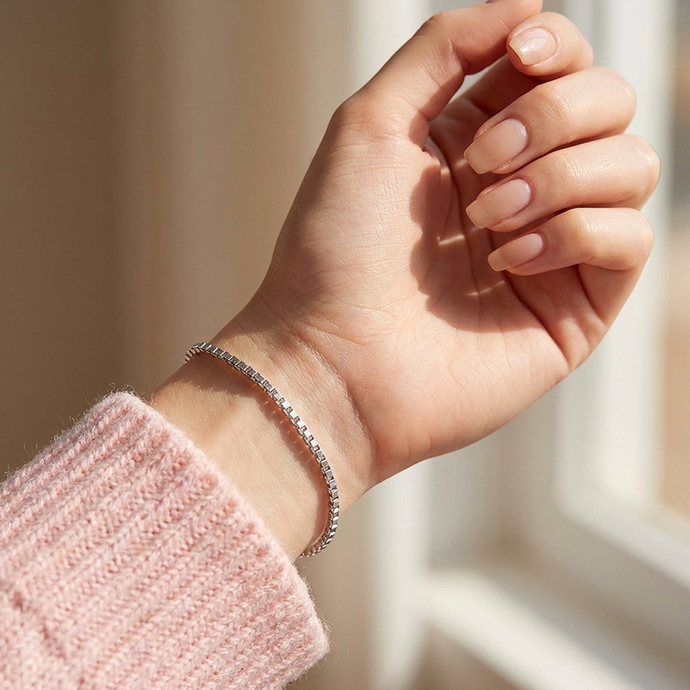 Box Chain Bracelet | Luxe6602