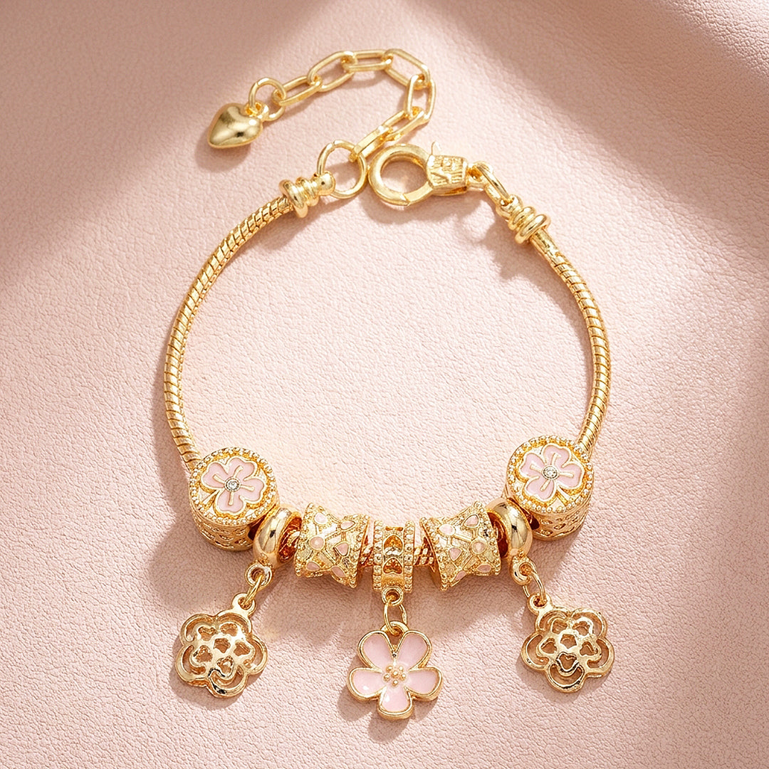 Floral Charm Bracelet | Luxe6617