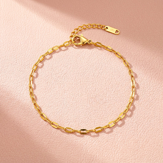 Mirror Link Chain Bracelet | Luxe6701