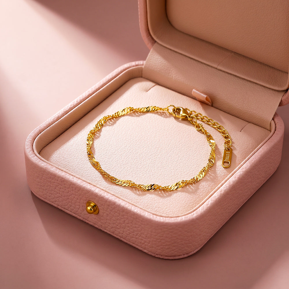 Twist Chain Bracelet | Luxe6703