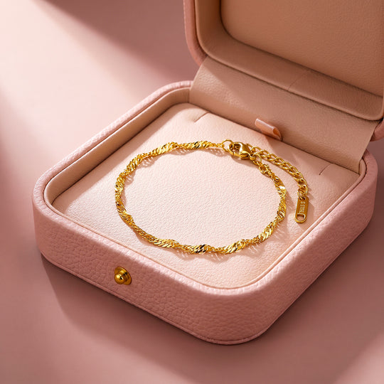 Twist Chain Bracelet | Luxe6703