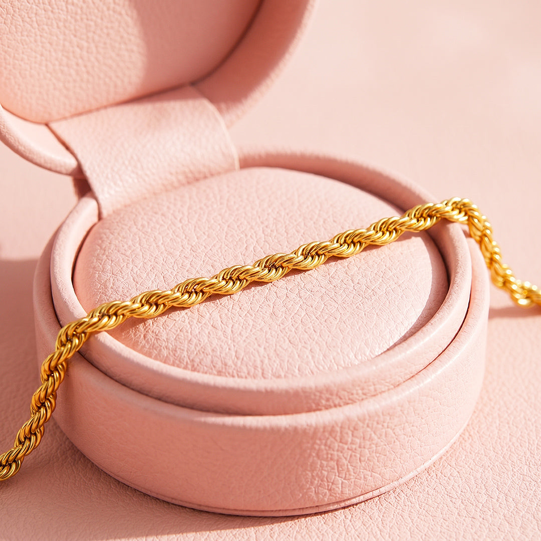 Rope Chain Bracelet with Sailor Clasp | Luxe6704