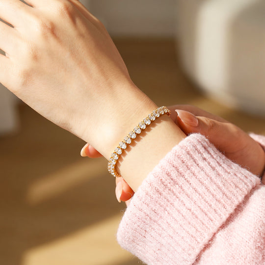 Oval Tennis Bracelet | Luxe6708