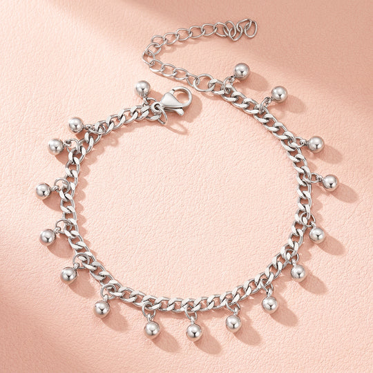 Balls Charm Curb Chain Bracelet | Luxe6717