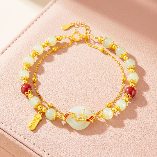Koi Pi Jade Bracelet | Luxe6743