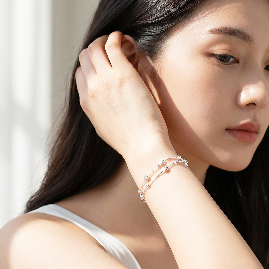 Double-Strand Star Bracelet | Luxe6746