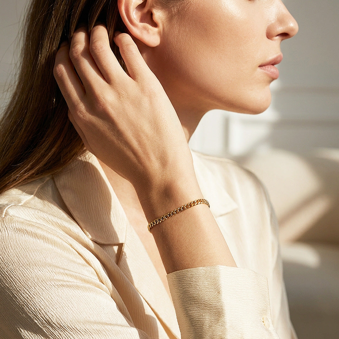 Curb Chain Bracelet | Women&
