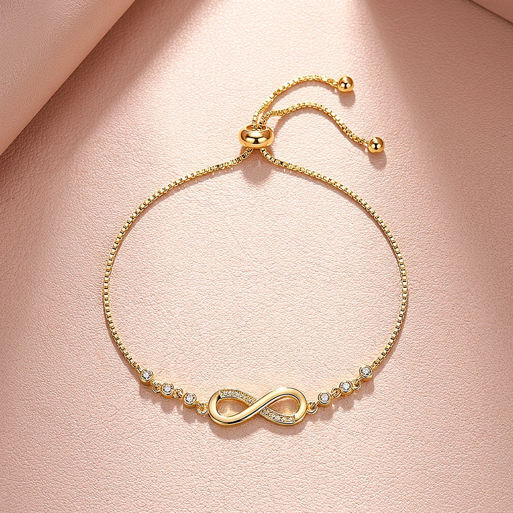 Infinity Slider Bracelet | Women's Bracelet | Luxe6749