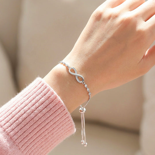 Infinity Slider Bracelet | Women&
