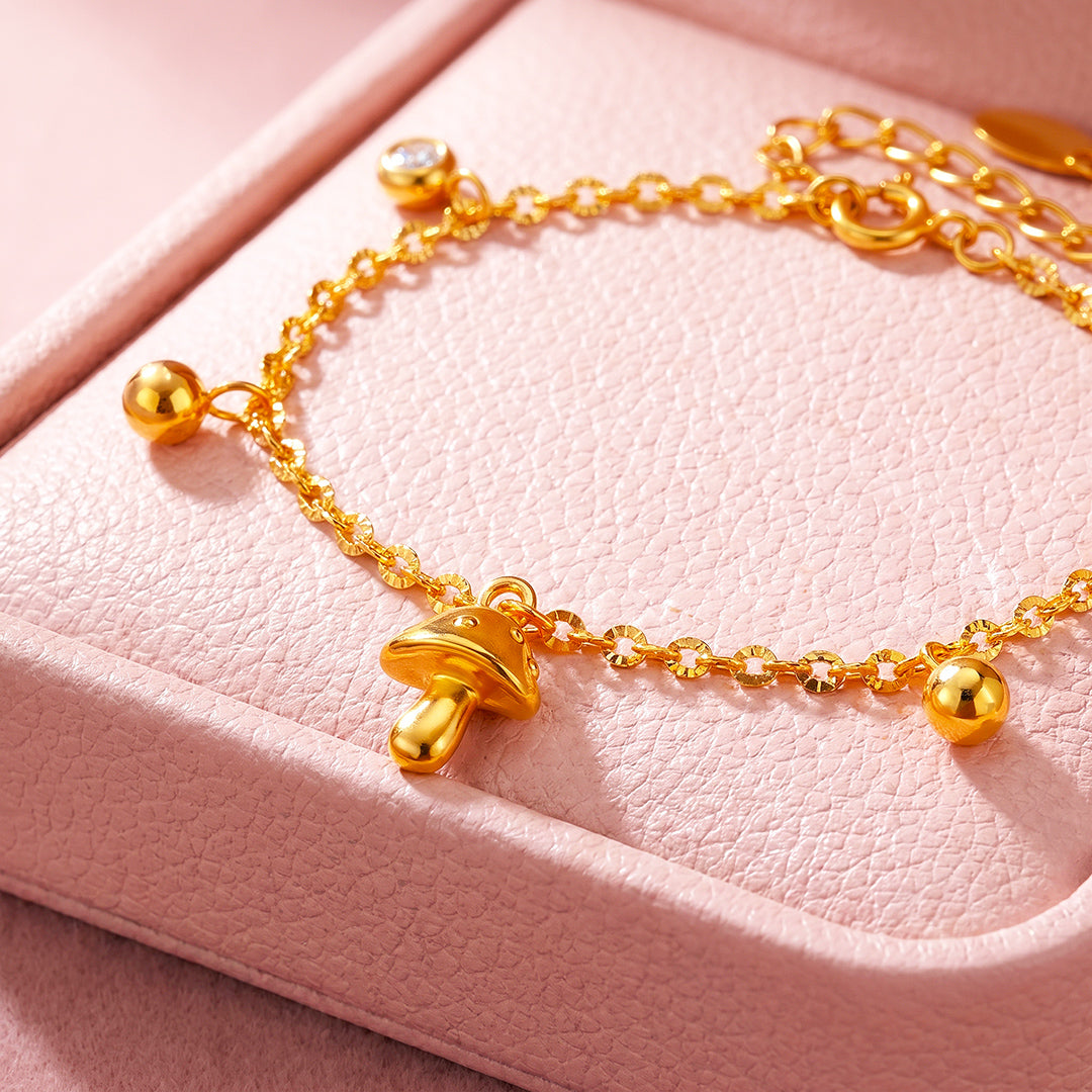 Mushroom Charm Bracelet | Women&