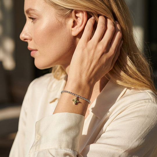 Birthstone Flower Bracelet | Luxe6800