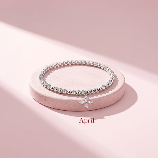 Birthstone Flower Bracelet | Luxe6800