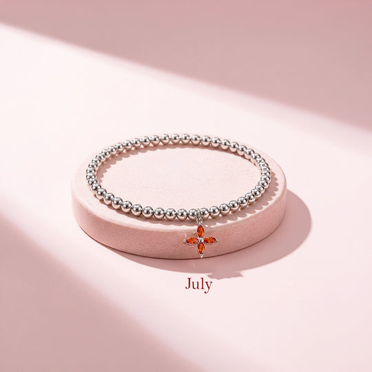 Birthstone Flower Bracelet | Luxe6800