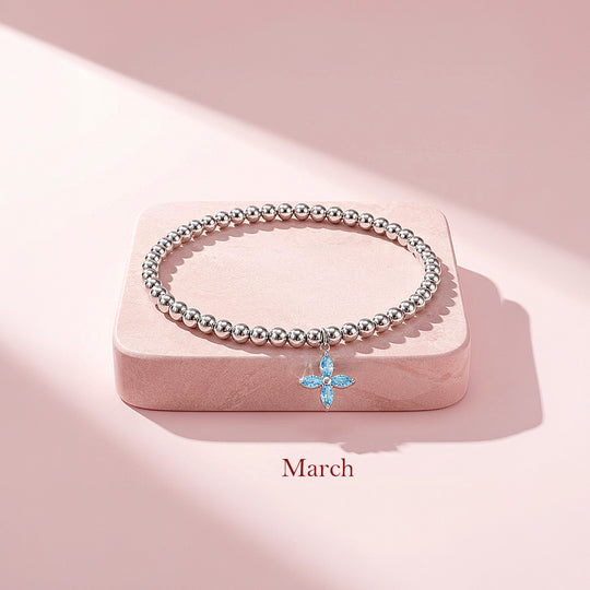 Birthstone Flower Bracelet | Luxe6800