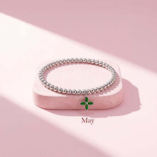 Birthstone Flower Bracelet | Luxe6800