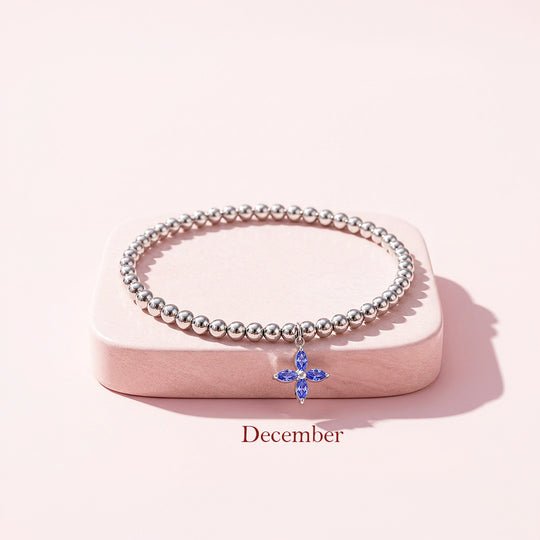 Birthstone Flower Bracelet | Luxe6800