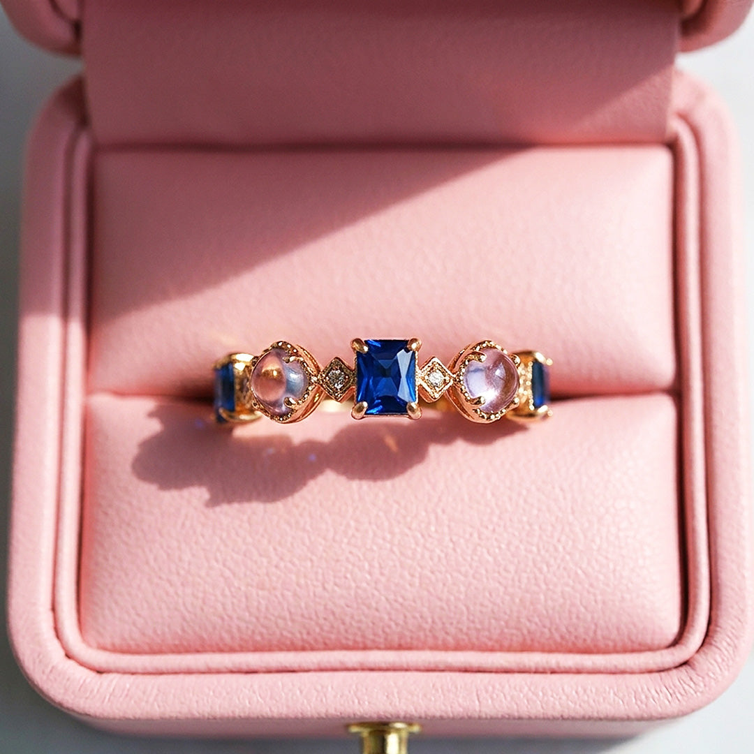 Blue and Lilac Alternating Band | Women&