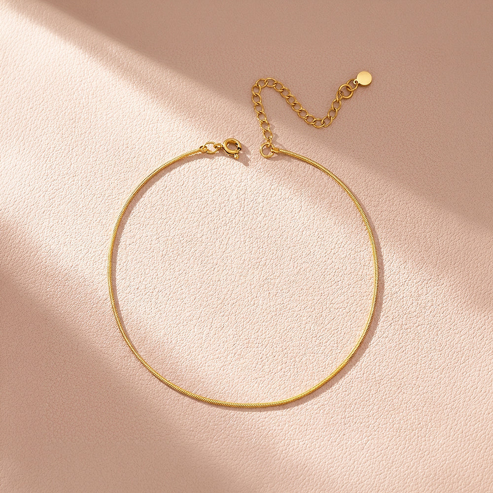 Omega Curb Chain | Anklet | Luxe9216