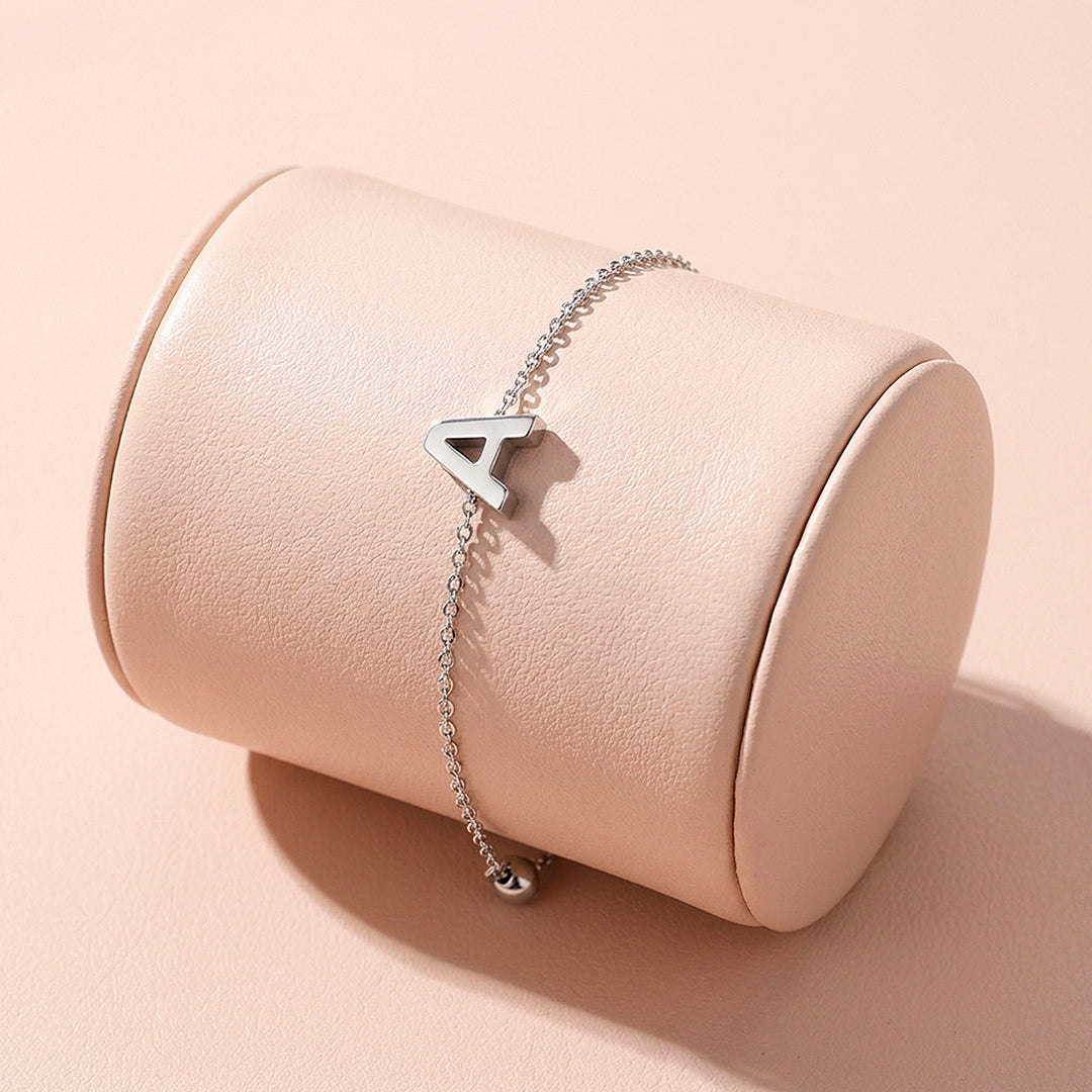 Customizable Initial Slider | Anklet | Luxe9277