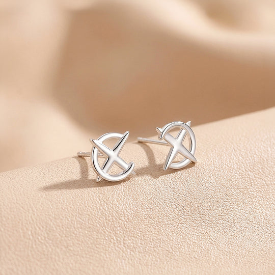 Crescent Compass Stud | Men&