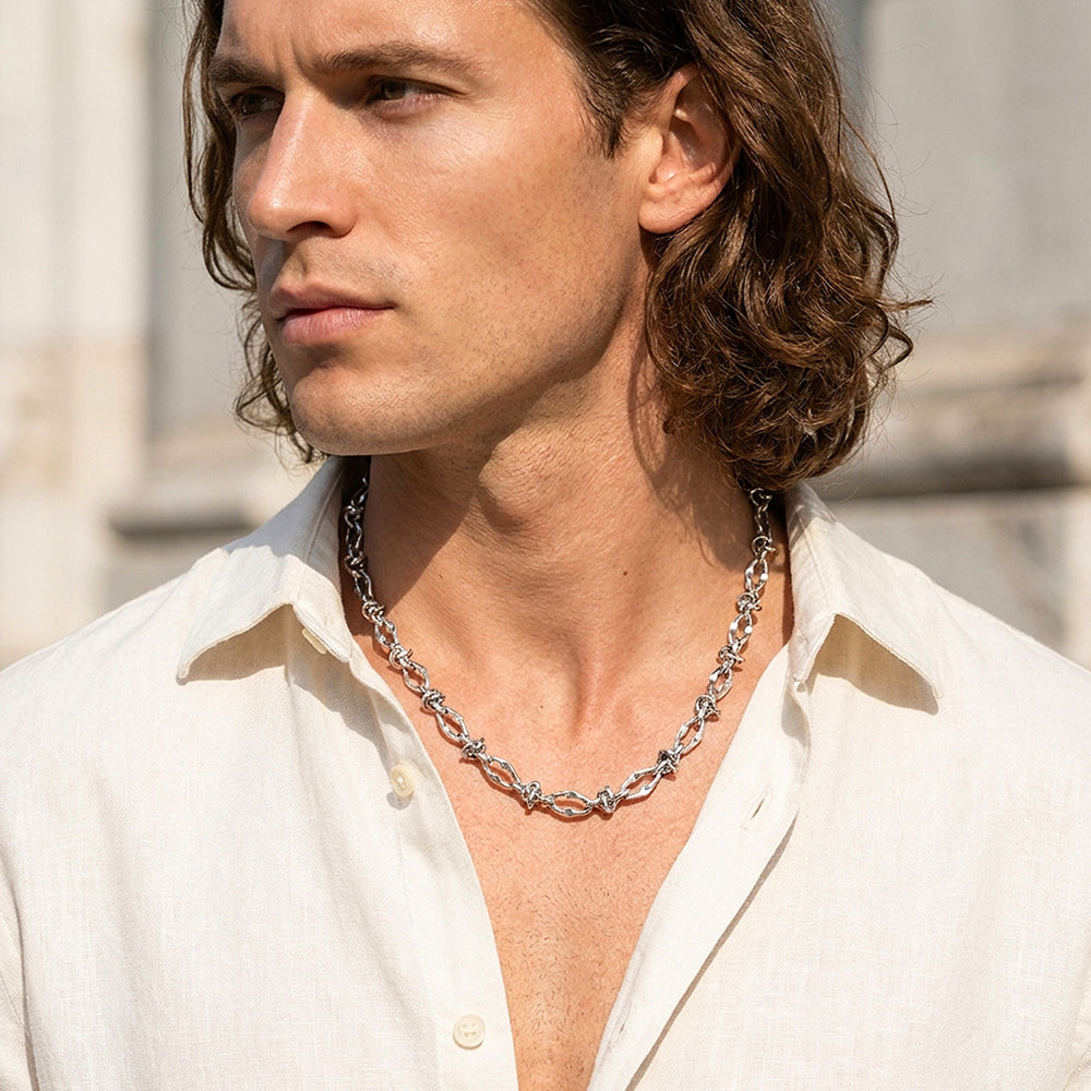 Knot Link Chain | Men's Necklace | MN1084