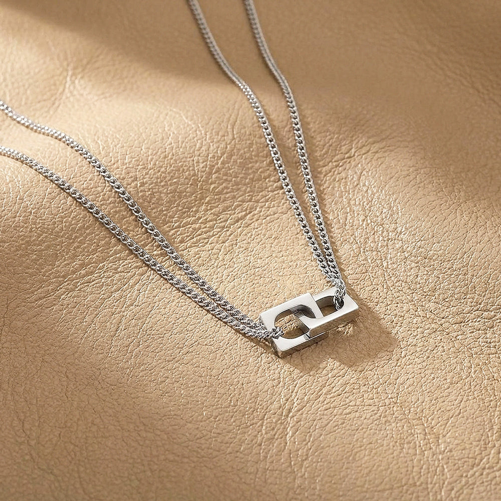 Ring Bar Pendant | Men's Necklace | MN1085