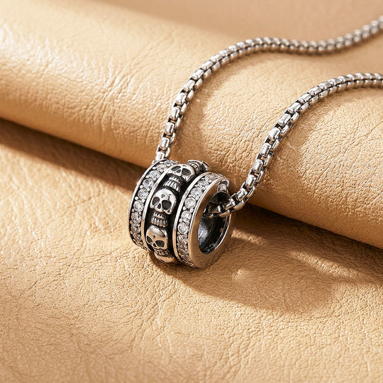 Skull Barrel Pendant | Men&