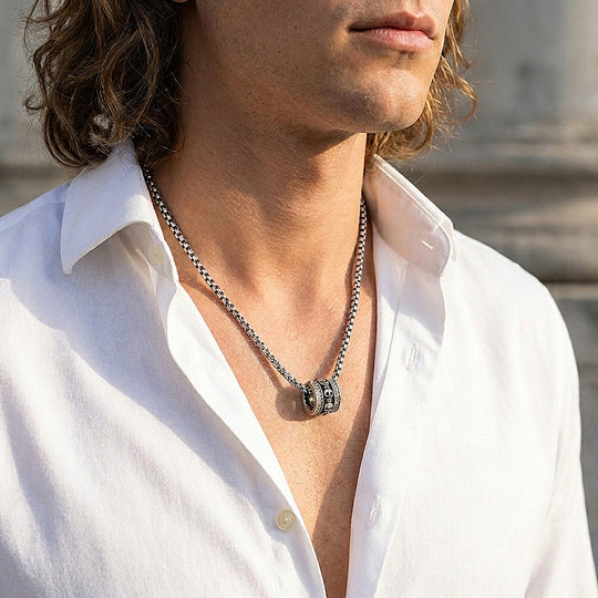 Skull Barrel Pendant | Men&