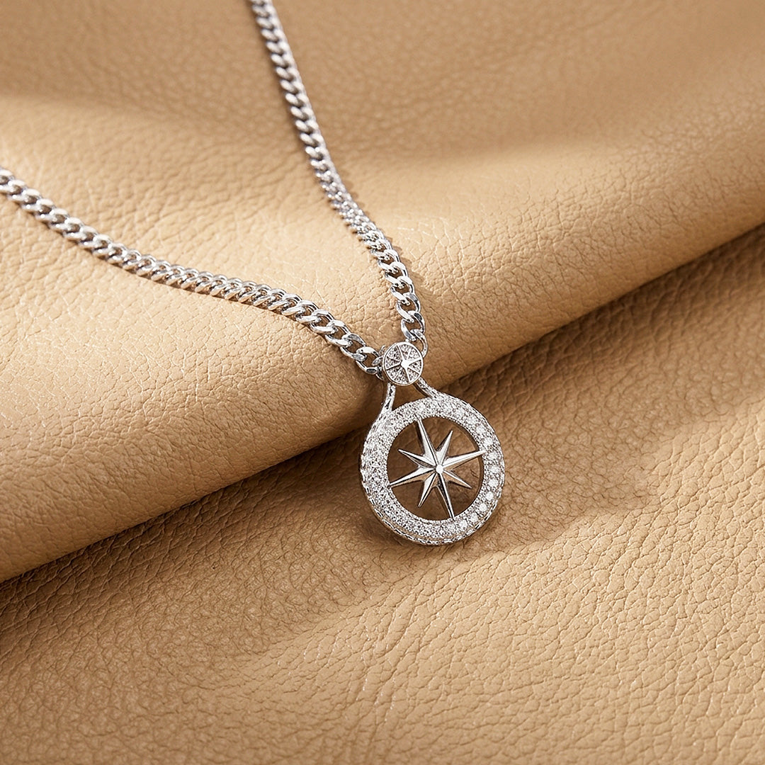 North Star Compass Pendant | Men&
