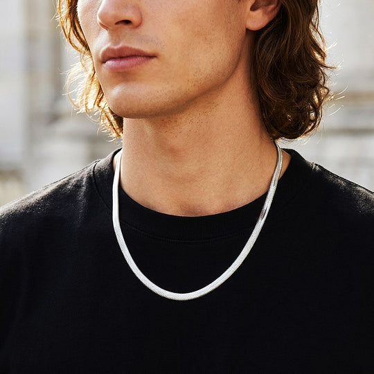 Flat Snake Chain | Men&