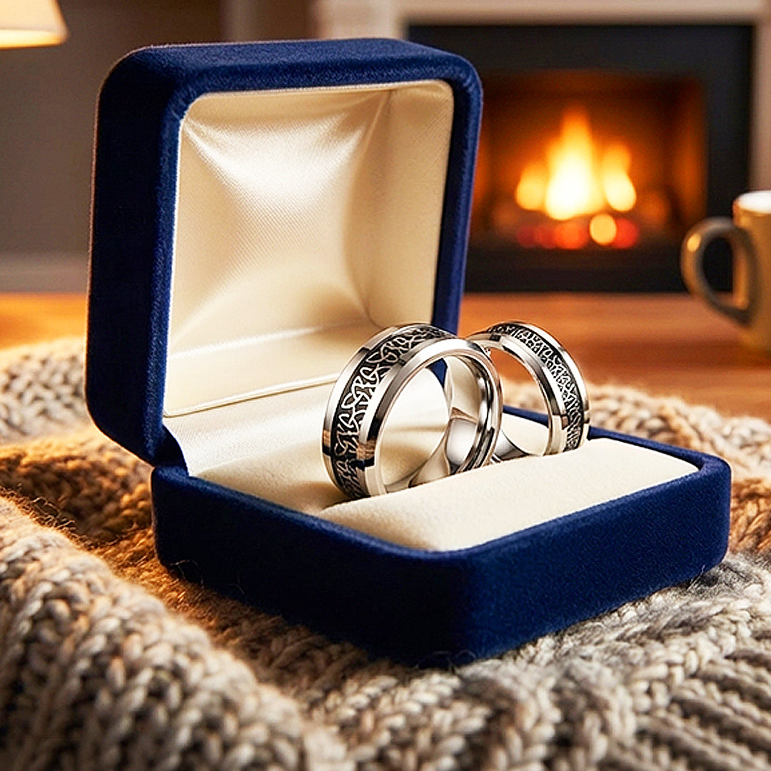 Nirvana | Tungsten Couple Rings | Silver Wedding Bands - Ring | Singapore Jewellery, Wedding Rings &amp; Gifts | Same Day Delivery | Tiara.com.sg