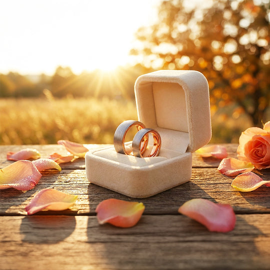 Noble | Tungsten Couple Rings | Silver Wedding Bands - Ring | Singapore Jewellery, Wedding Rings &amp; Gifts | Same Day Delivery | Tiara.com.sg