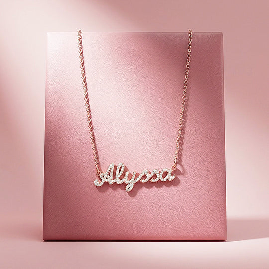 Sparkling Name Necklace | Personalised Necklace | Nova1041