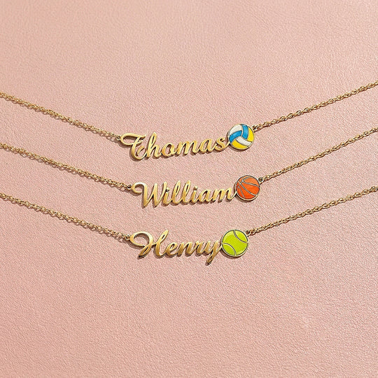 Sports Name Necklace | Personalised Necklace | Nova1043