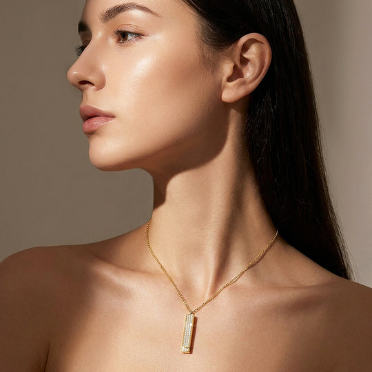 Secret Message Bar Necklace | Personalised Necklace | Nova1044